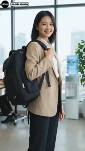 Balo Doanh Nhân Cao Cấp Xbags Prime X XB2009 Màu Đen Chống Nước Chống Sốc Nhiều Ngăn Tiện Dụng Sang Trọng Đẳng Cấp Đựng Được Laptop 17 Inch!