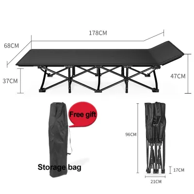 Camping Bed Cot Portable Folding Cot Tent Bed Outdoor Travel Lightweight Cot折叠床office folding bed