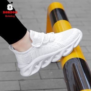 Bobdog | Breathable Slip-On White Shoes for Boys