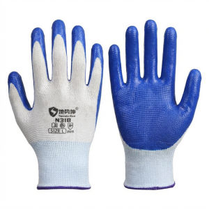 Terrain Kun | Thickened Oil-Resistant Anti-Puncture Antislip Nitrile Safety Gloves