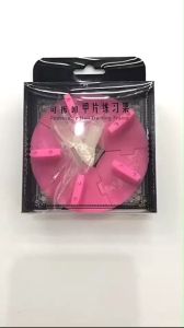 แท่นวางเล็บปลอม PVC ทรงกลม