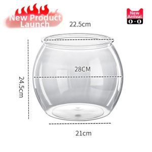 FEIZHUXIANSEN | Acrylic Fish Tank Round Transparent Like Glass