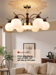 DGY | Eye-Protecting Flower Bud Style Retro Pendant Light