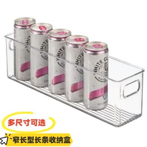 Acrylic Plastic Rectangular Narrow Long Storage Box Heightened Socks Miscellaneous Items Clamp Gap Storage Transparent Organizer