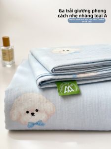 BEIPIN | Bộ Drap Giường Bông Hình Cartoon A-Class