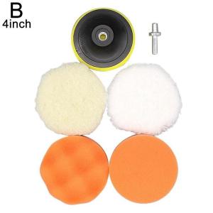 6Pcs Car Polishing Kit Polish Pad 3//4/5/6 Inch Car Polishing Disc Waxing Sponge Car Polisher Buffing For Car Accessories