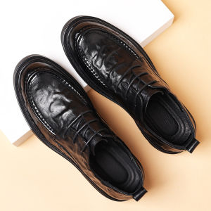 Height-increasing Versatile Leather Men Shoes