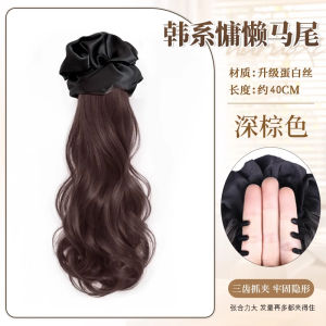 Womens Hair Extensions Braid Tail Autumn Winter New Style European Lazy Layered Claw Clip Hair Tie Pear Flower Curl Tail
