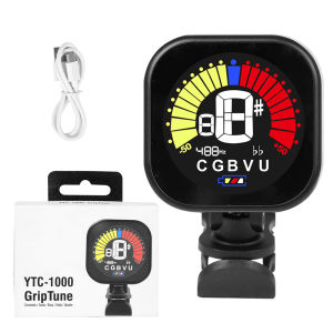 IRIN | Guitar Tuner High Definition Mini LCD Display Rechargeable Tuners USB Type-C Interface for 12-TET/Guitar/Bass/Ukulele/Violin