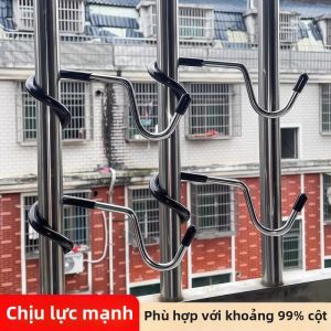 G móc treo quần áo tự dính bằng thép không gỉ
