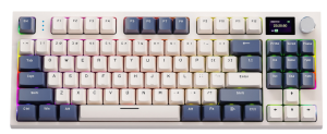 ATTACK SHARK | ATTACK SHARK K86 Wireless Tri-Mode Mechanical Keyboard Smart Color Screen 75% Layout RGB Backlit Hot Swappable Gaming Office