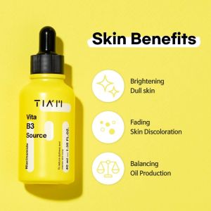 VIP-Serum Tiam Làm Sáng Phục Hồi Cho Da Dầu Mụn Nhạy Cảm 40ml Vita B3 Source (10% Niacinamide + 2% Arbutin)
