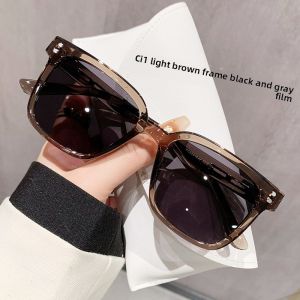 RUIYABO | UVA UVB Protection Polarized Sunglasses Large Frame Black Frame