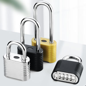 Bottom Opening Combination Padlock Anti-theft Padlock 4 Digit Code Padlock Travel Suitcase Lock Locker GymHome Office