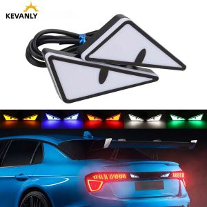 2 Chiếc Đèn LED Đa Năng Kiểu Mắt Quỷ Gắn Biển Số Xe Ô Tô Xe Máy - Đèn Trang Trí Phụ Kiện Xe Hơi Độ Đơn Sắc