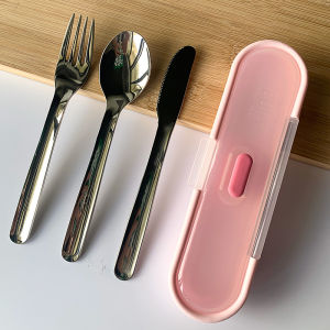 Antibacterial Stainless Steel Portable Cutlery Set
