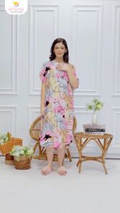 Oriana Homewear Daster Busui Kaftan Memphis Line Series