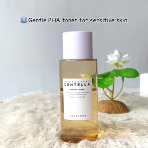 SKIN1004 Madagascar Centella Toning Toner 210ml | Gentle PHA Exfoliating & Hydrating Toner with 84% Centella for Sensitive & Acne-Prone Skin