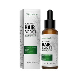 West Month Rosemary Hair Boost Essential Oil Repair Dryness And Irritability Nourishing And Smoothing Strengthen The Hair Make The Hair Full Of Vitality Dropper Type Easy To Use Thick Hair Care Essential Oil Hair Care Product 50ml