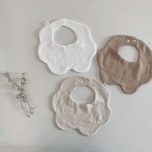 SHENGFEILA | Premium Plain Colored Spit-up Prevention Baby Bib