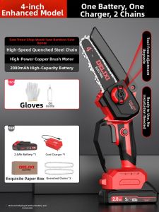 DELIXI | Household Rechargeable Lithium Battery Chainsaw