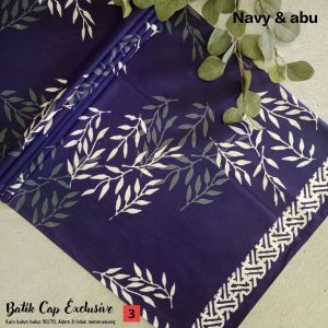 Kain Batik Cap Garutan 2 Series - Motif Daun Series - Batik Cap (Bukan Batik Print) - Fashion Batik Pria Wanita - Batik Kombinasi