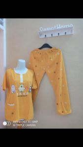 Baju Tidur Wanita Dewasa Lengan Panjang Standar & Jumbo Set Piyama Tidur Terbaru