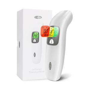 Cofoe Digital Infrared Thermometer Forehead Ear Non-Contact medical Termometro LCD Body Fever Baby/Adult Temperature measure