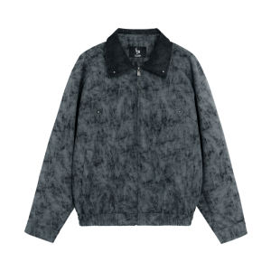LUJIAMEN | Oversized Mens Fall Gym PU Jacket Double Collar