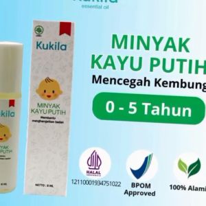 Kukila Essential Oil Baby Minyak Kayu Putih Minyak Telon Mencegah Kembung Pada Bayi BPOM HALAL