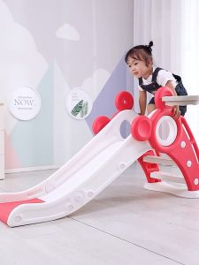 Mainan Perosotan Anak Mickey Dolphin Jerapah Luncuran Prosotan Lipat Free Ring dan Bola Basket Play Ground