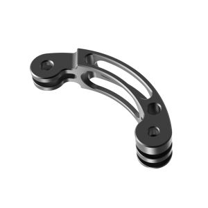 Aluminum Helmet Arm Extension Curved Pole Selfie Stick Tripod Adapter for GoPro13 12 DJI Action 5pro Insta360 X4 Pocket 3 Camera