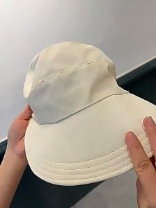 Topi Wanita Berongga Bisa Kepang 2024 Topi Anti-UV Outdoor Topi Pancing Tongue Duck Hat Topi Matahari Diamond Bagshop