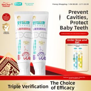 Hawking | Solubilizing Enzyme Childrens Fluoride Toothpaste For Anti-Caries and Anti-Decay 3-12 Years Old