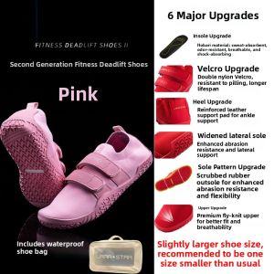 Laura Star Second Generation Squat Deadlift Shoes Indoor Fitness Sports Mens Weightlifting Breathable Womens Anti-slip Barefoot Shoes