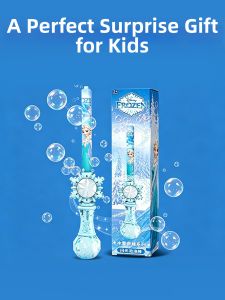TMSU | Frozen Themed Elsa Princess Magic Wand Bubble Stick Toy