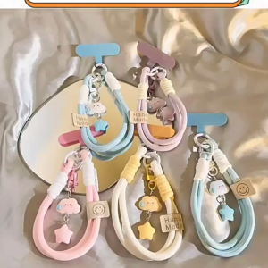 FH-C1296 Tali Gantungan Hp Pendek Liontin Bintang Awan Lucu Casing Ponsel Universal / Phone Straps