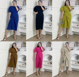 Setelan Rok Bahan Katun Linen/one set katun linen