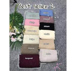 Paket Hemat 12 PCS/Paket Usaha Bella Square /Cuma 90 ribuan dapat 12 pcs/Hijab segi empat Pollycotton/Paket Hemat 12PCS Bella Square/Hijab Lusinan/Kerudung Murah