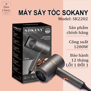 Máy Sấy Tóc Tạo Kiểu Chính Hãng SOKANY Máy Sấy Tóc Tạo Kiểu ion âm Chống Khô Tóc Mẫu Mới 2022