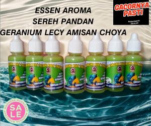 Essen ajib (SPGL) aroma wangi nyengat Amisan CHOYA oplosan SEREH PANDAN GERANIUM dominan Aroma LECY amisan CHOYA untuk lomba galapung kilogebrus dan galatama target Rame/Babon