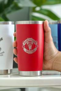 #MUN แก้วเก็บความเย็นขนาด 20 ออนซ์ ยิงเลเซอร์โลโก้สโมสรฟุตบอลทีมดัง แมนเชสเตอร์ยูไนเต็ด