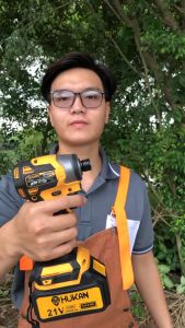 Thân chuyên Vít Hukan HK-CVTD173PCK Lực Siết 180N.m Không Chổi Than/ Chân Pin Makita Phổ Thông Mầu Xám.