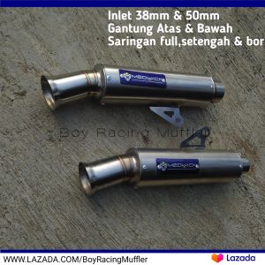 Medwick Knalpot Samlong inlet 38-45-50mm Saringan bor 3x3 (Selincer only)
