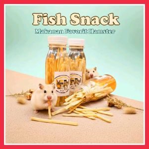 FISH SNACK CEMILAN FAVORIT HAMSTER & SUGARGLIDER KEMASAN BOTOL