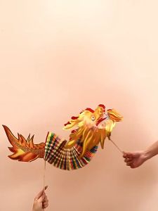 Hiasan Naga Tarik Naga Kertas 3m Gantungan Imlek Gantungan Naga Gantungan Chinese New Year Hiasan Imlek Hiasan Dinding Dekor Tahun Baru Imlek Naga