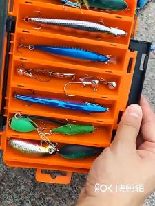 Fishing Color Storage Box Double Sided 14 Grid Color Storage Box Road Sub Bait Box Color Storage Box