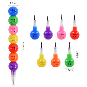 5Pcs Lollipop Building Block Crayon/Pencil Painting Graffiti Pen For Wedding Birthday Party Kids Gift Pinata Fillers Stationery