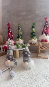 Christmas Faceless Doll Swedish Hat Leprechaun Dwarf Gifts Decor Home Navidad Natal New Year Decor