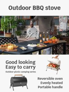 B2 Outdoor barbecue stove Double-sided dual-purpose portable simple home barbecue rack Camping picnics portable barbecue grill outdoor bbq machine